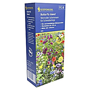 Kiepenkerl Blumensamenmischung (Butterfly Island, Verschiedene Sorten, Blütezeit: Juli - Oktober, 100 m²)