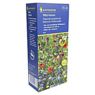 Kiepenkerl Blumensamenmischung (Wild Nature, Verschiedene Sorten, Blütezeit: Juli - Oktober, 100 m²)