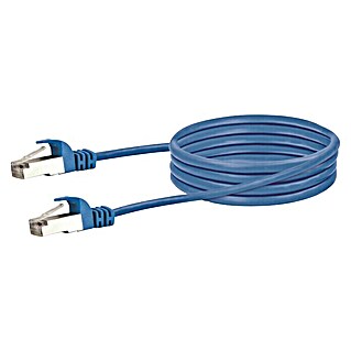 Schwaiger Mrežni kabel (0,5 m, Plave boje, RJ45 utikač, Do 1 Gbit)