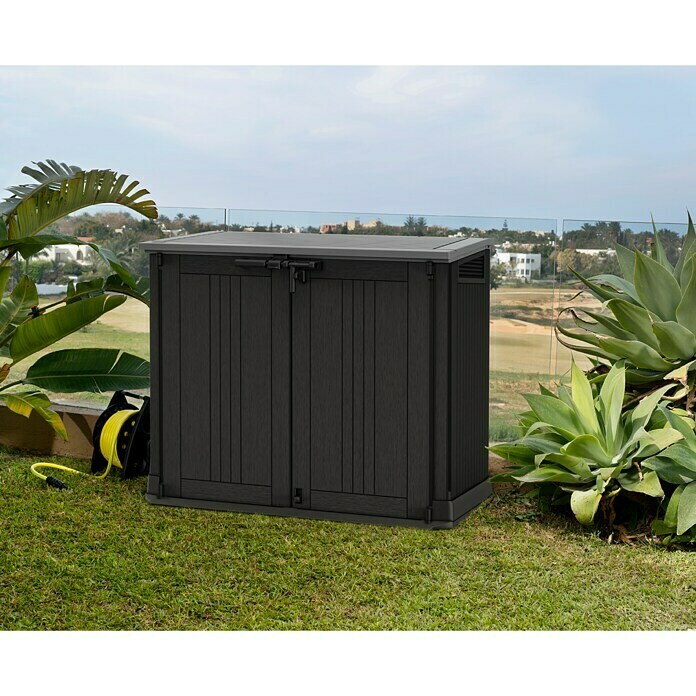 Keter Store it Out Fahrradbox Gartenbox Mülltonnenbox Aufbewahrung Gerätebox Neu 