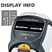 Laserliner Ortungsgerät MultiFinder Plus (Geeignet für: Aufspüren von spannungsführenden Leitungen, Holz und Metall, Erfassungstiefe: Max. 40 mm Holz/Metall)