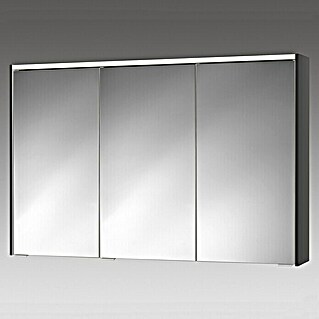 Sieper LED-Spiegelschrank KHX 120 (B x H: 120 x 74 cm, Mit Beleuchtung, MDF, Anthrazit)