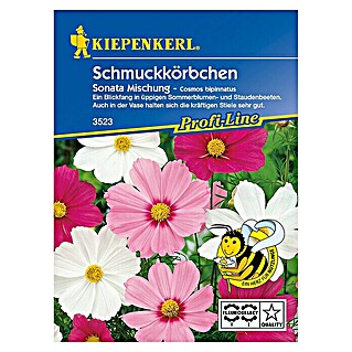 Kiepenkerl Profi-Line Blumensamen Schmuckkörbchen (Cosmos bipinnatus, Sonata, Blütezeit: Juli - Oktober)