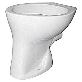 Stand-WC (Spülform: Flach, WC Abgang: Waagerecht, Weiß)