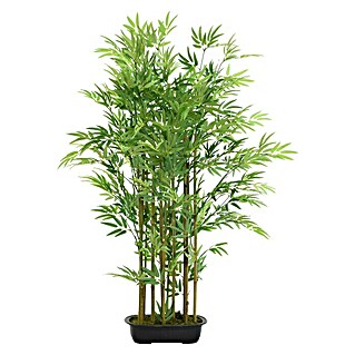 Planta artificial Bamboo (Altura: 120 cm, Verde, Plástico)
