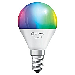 Ledvance Smart+ WiFi LED-Leuchtmittel Mini Bulb (E14, 5 W, P46, 470 lm, RGBW)