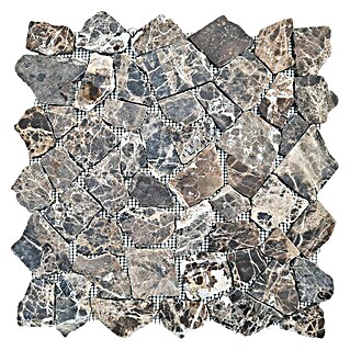 Mozaik pločica (30,5 x 30,5 cm, Smeđe boje, Mat)