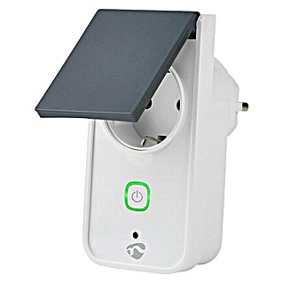 Nedis Smartlife WiFi-Schaltsteckdose (Weiß, Max. Anschlussleistung: 3.680 W, Schutzart: IP44)