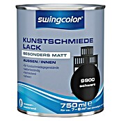 swingcolor Kunstschmiedelack (Schwarz, 750 ml, Stumpfmatt, Innen, Wasserbasiert)