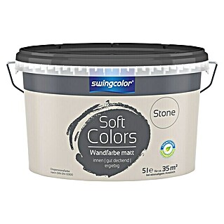 swingcolor Soft Colors Wandfarbe (Stone, 5 l, Matt)