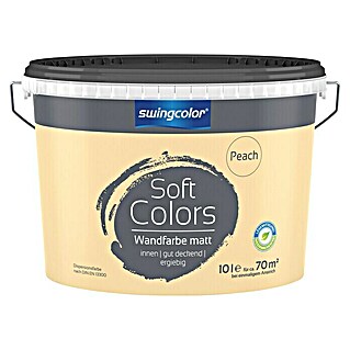 swingcolor Soft Colors Wandfarbe (Peach, 10 l, Matt)
