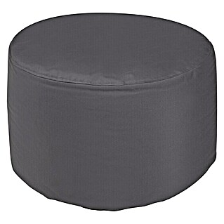 Outbag Outdoor-Sitzhocker rund Rock Plus (Anthrazit, Ø x H: 60 x 35 cm, 100 % Polyester)