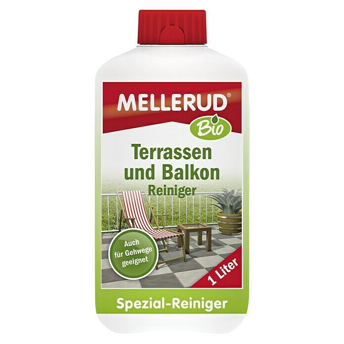 Mellerud Bio Terrassen- & Balkonreiniger (1 l, Flasche mit kindergesichertem Verschluss)