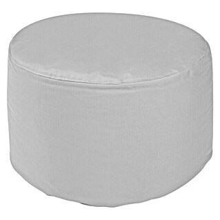 Outbag Outdoor-Sitzhocker rund Rock Plus (Cool Grey, Ø x H: 60 x 35 cm, 100 % Polyester)