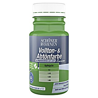 SCHÖNER WOHNEN-Farbe Vollton- & Abtönfarbe (Apfelgrün, 125 ml, Matt)