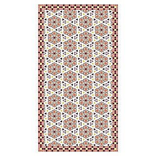 Vénilia Vinylteppich Venisol (Mosaik, Rot/Beige, 120 x 65 cm)