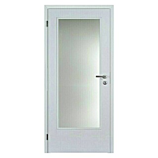 Doornite Sobna vrata sa staklom (D x Š x V: 39 x 850 x 2.000 mm, DIN lijevo, Bijele boje)