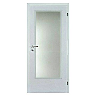 Doornite Sobna vrata sa staklom (D x Š x V: 39 x 850 x 2.000 mm, DIN desno, Bijele boje)