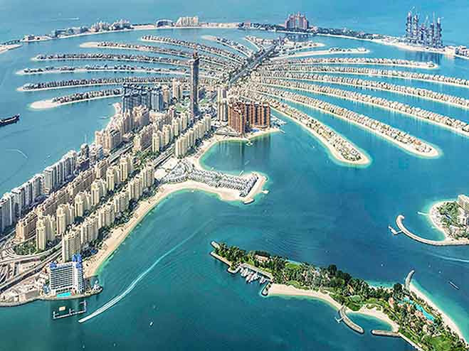 Schwimmende Städte: Palm Jumeirah