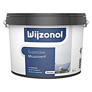 Wijzonol Muurverf Superdek (Zuiver wit, Mat)