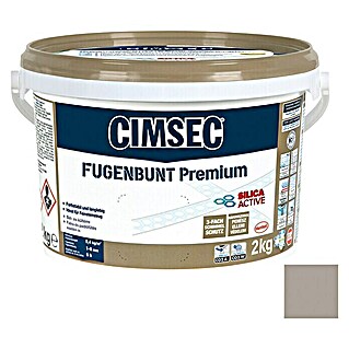 Cimsec Fugenmörtel Fugenbunt Premium (Zementgrau, 2 kg)