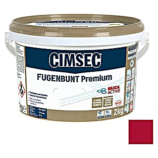 Cimsec Fugenmörtel Fugenbunt Premium (Signalrot, 2 kg)