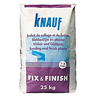Knauf Afwerkpleister Fix & Finish gipsmortel 25 kg (25 kg)