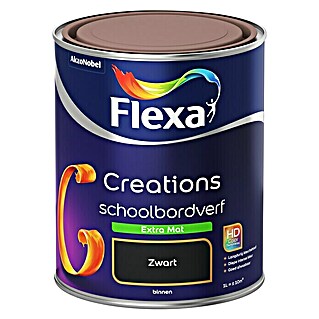 Flexa Muurverf Schoolbordverf Zwart (Zwart, 1 l)