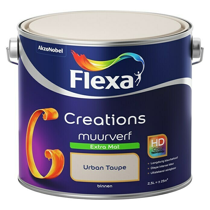 Flexa Creations Muurverf Extra Mat Urban Taupe 