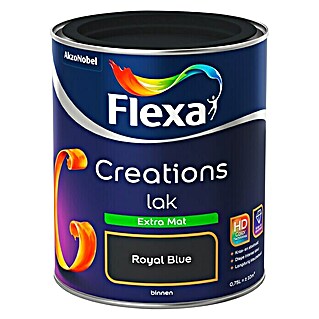Flexa Creations Lak Extra Mat Royal Blue (Blauw, 750 ml, Mat)