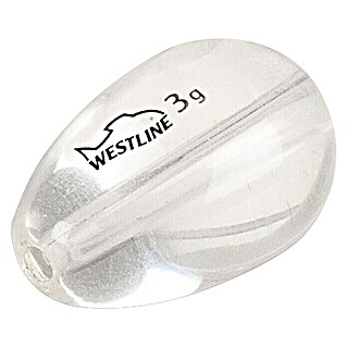 Westline Glasblei T-Drop Ghost (3 g, 8 Stk.)