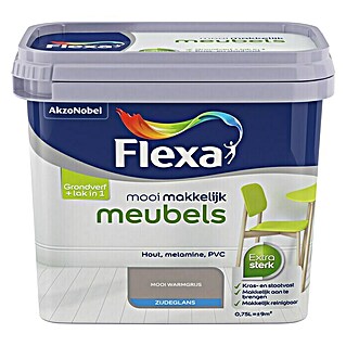 Flexa Mooi Makkelijk Kleurlak Meubels Mooi Warmgrijs (Mooi warmgrijs, 750 ml)