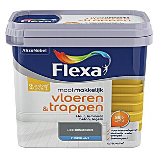 Flexa Mooi Makkelijk Kleurlak Vloeren & Trappen Mooi Donkergrijs (Mooi donkergrijs, 750 ml)