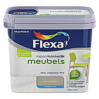Flexa Mooi Makkelijk Kleurlak Meubels Mooi Olijfgroen (Mooi olijfgroen, 750 ml)