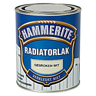 Hammerite Radiatorlak Kleurvast Gebroken Wit (Gebroken wit, 750 ml)