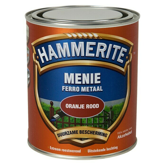Hammerite Grondverf Menie Oranje Rood 