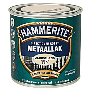 Hammerite Metaallak Structuur Zijdeglans Creme (Crème, 250 ml, Zijdeglans)