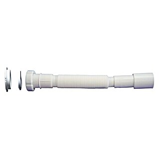 Tecnoagua Sifón extensible dual con tuerca loca 300-900 mm (1½