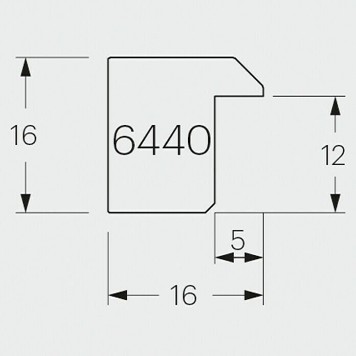 Bilderrahmen 6440 (Grün, 30 x 30 cm, Holz)