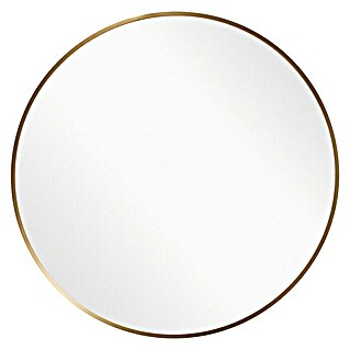 Spiegel rund Levi (Durchmesser: 60 cm, Gold)