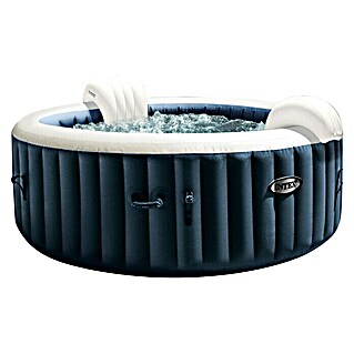 Intex Pure Spa Außen-Whirlpool 77 Bubble Massage (Ø x H: 196 x 71 cm, 795 l, Geeignet für: 4 Erwachsene, Navy)