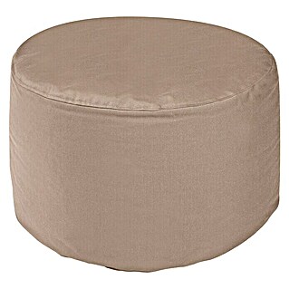 Outbag Outdoor-Sitzhocker rund Rock Plus (Mud, Ø x H: 60 x 35 cm, 100 % Polyester)