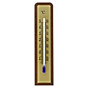TFA Dostmann Innen-Thermometer (Nussbaum, Analog, Höhe: 13,3 cm)