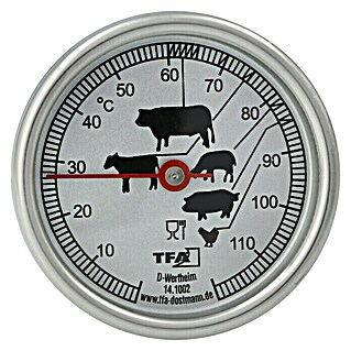 TFA Dostmann Bratenthermometer (Ø x H: 5 x 12 cm, Analog)