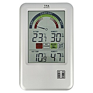 TFA Dostmann Funk-Thermo-Hygrometer Bel Air (Digital, Reichweite Sensor: 100 m)