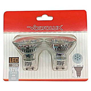 Voltolux LED reflektorska svjetiljka (4 W, GU10, Boja svjetla: Bijele boje dnevnog svjetla, Bez prigušivanja, 2 kom)
