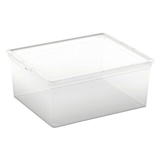 KIS Aufbewahrungsbox C-Box M+ (34 x 40 x 17 cm, 18 l, Transparent)