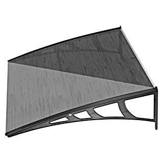Marquesina para puerta Canopy (105 x 120 x 33 cm, Bronce)