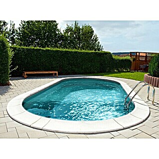 myPool Premium Pool-Set (L x B x H: 600 x 320 x 150 cm, 24 m³, Farbe Innenfolie: Grau)