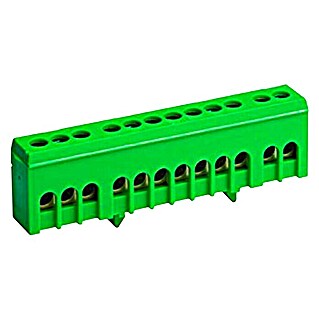 Schutz-Leiterklemme (12-polig, 16 mm², Grün)